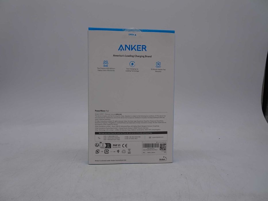 Încărcător wireless Anker PowerWave Pad - A2503