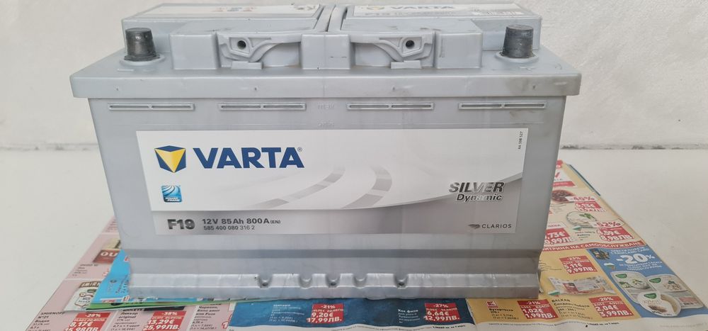 Акумулатор Varta 85AH 800A