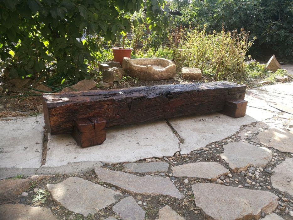 Banca Veche Stejar periat Rustic!