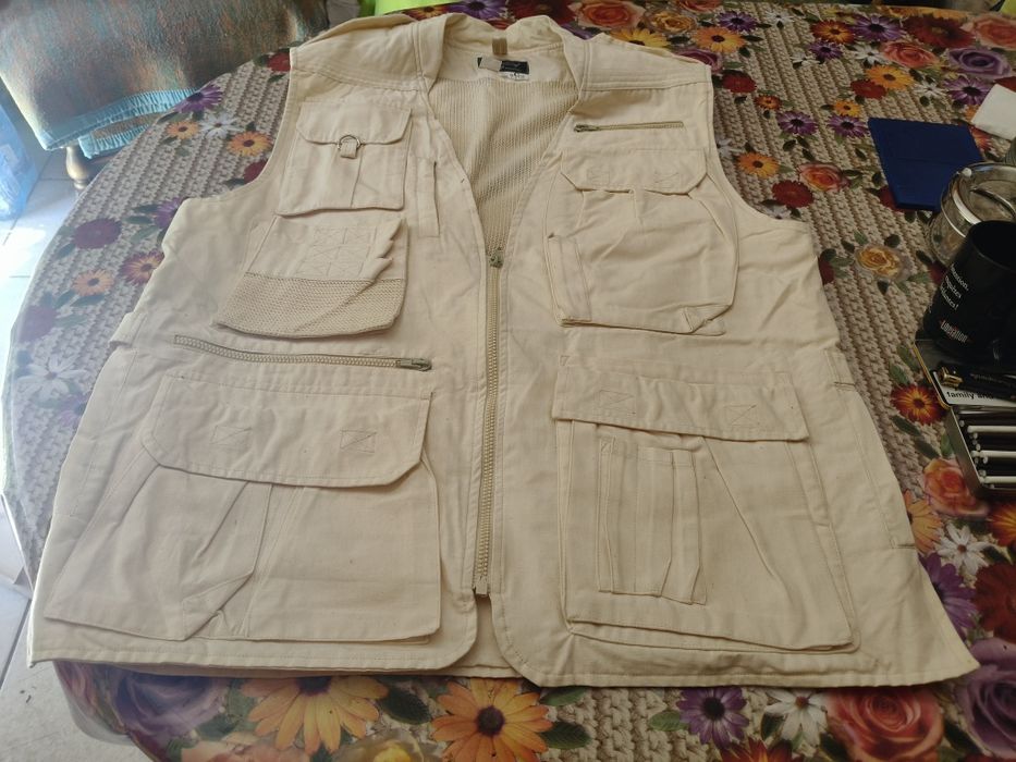 vesta multifuncțională unisex foto jurnalism,safari,pescuit, vânătoare, , 100% bumbac,