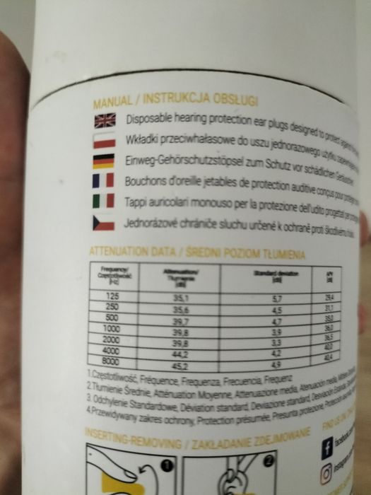 Set dopuri de urechi Haspro 50 de bucati