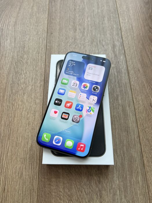 Перфектен! Iphone 15 PRO MAX 512gb Natural Titanium / Перфектен!
