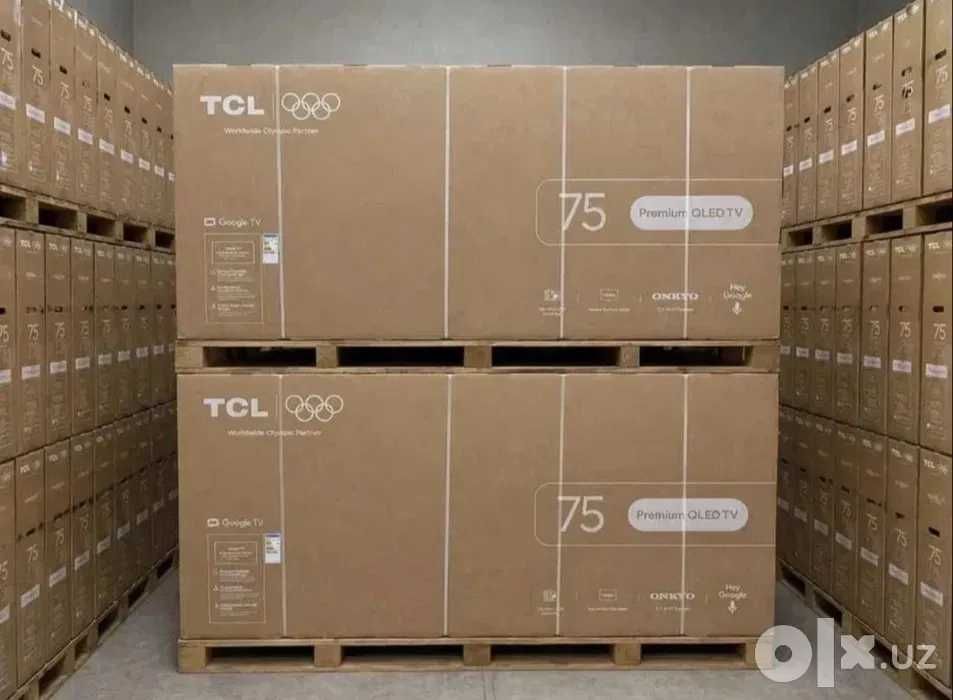 TCL Телевизор 75 P8L 4K QD Miniled Google TV доставка + прошивка есть
