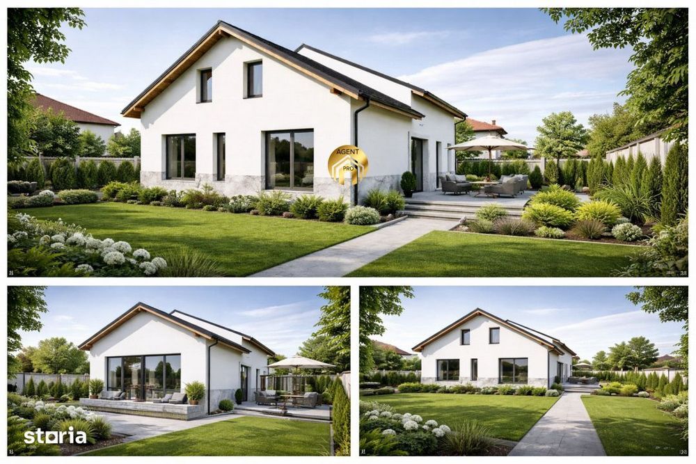 Casa moderna de vanzare – Bragadiru, 430mp Teren (zona Ghidigeni)