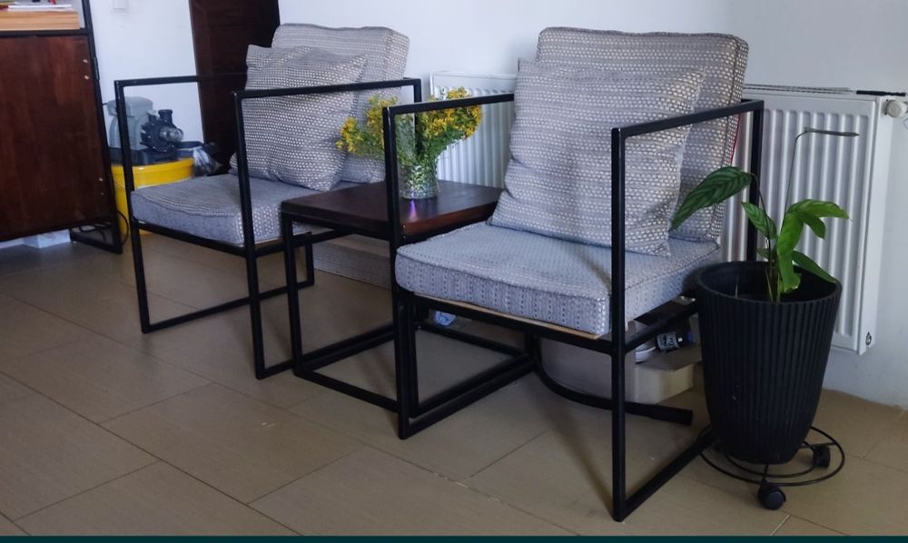 Set metal hol sau terasa