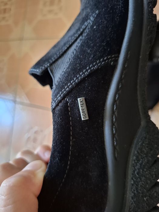 Pantofi piele întoarsă fără șireturi Ara mărimea 40,5 Gore-tex