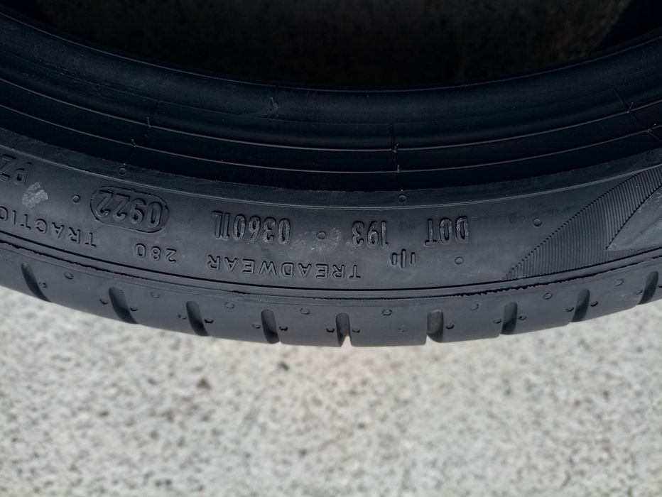 4 anvelope RunFlat Pirelli 255/35 R19
