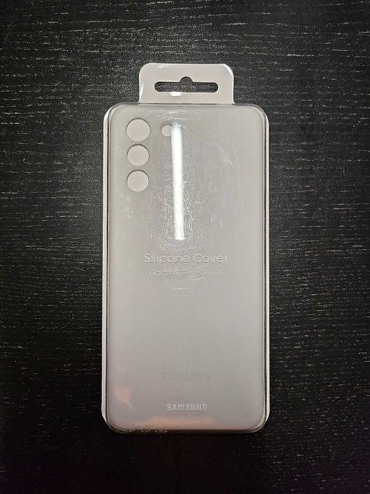 Husă Originala Samsung Galaxy S21+ Silicone Cover Gray, SIGILATĂ