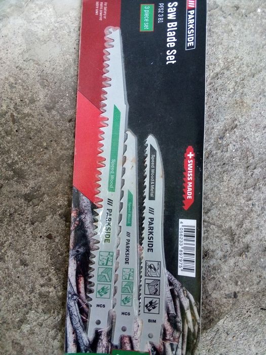 Каменни и метален дискове за шмиргел+Комплект 3 бр. саблени триони+2бр