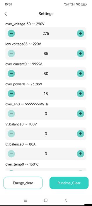 Трифазна смарт напреженова защита с електромер