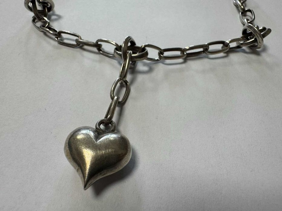 Сребърно колие с висулка 23.86гр  54см