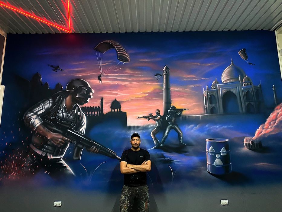 Роспись стен Художник Граффити Аэрография