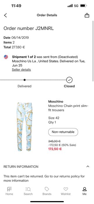 Compleu Moschino Original