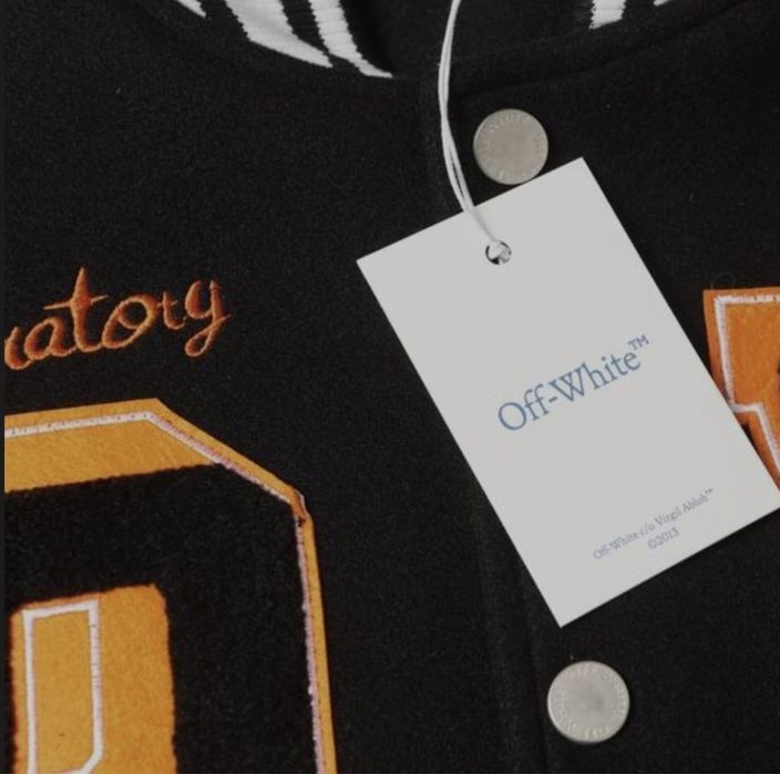 Off-White Varsity Jacket Calitate Premium