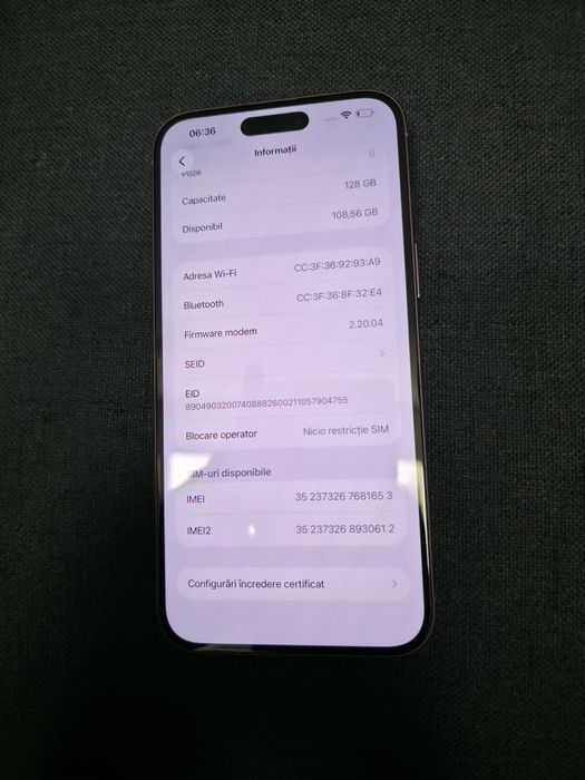 Iphone 16 plus 128 gb