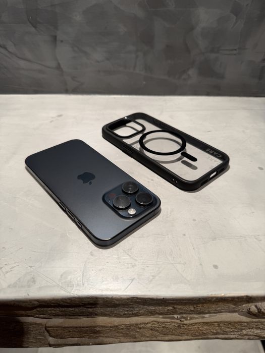 100% КАТО НОВ Iphone 15 Pro 256 GB Blue Titanium