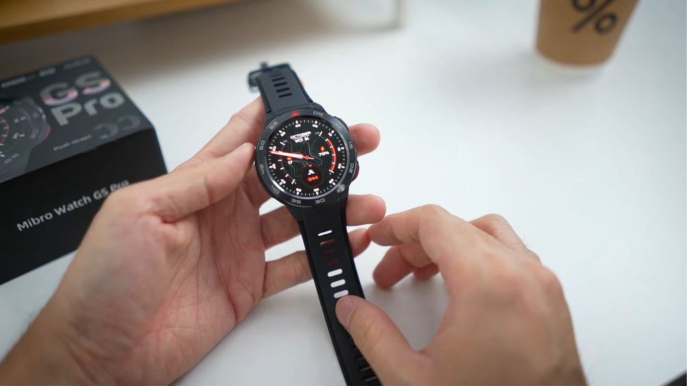 Смарт часы Mibro GS Pro, amoled дисплей, 46 мм, чёрный