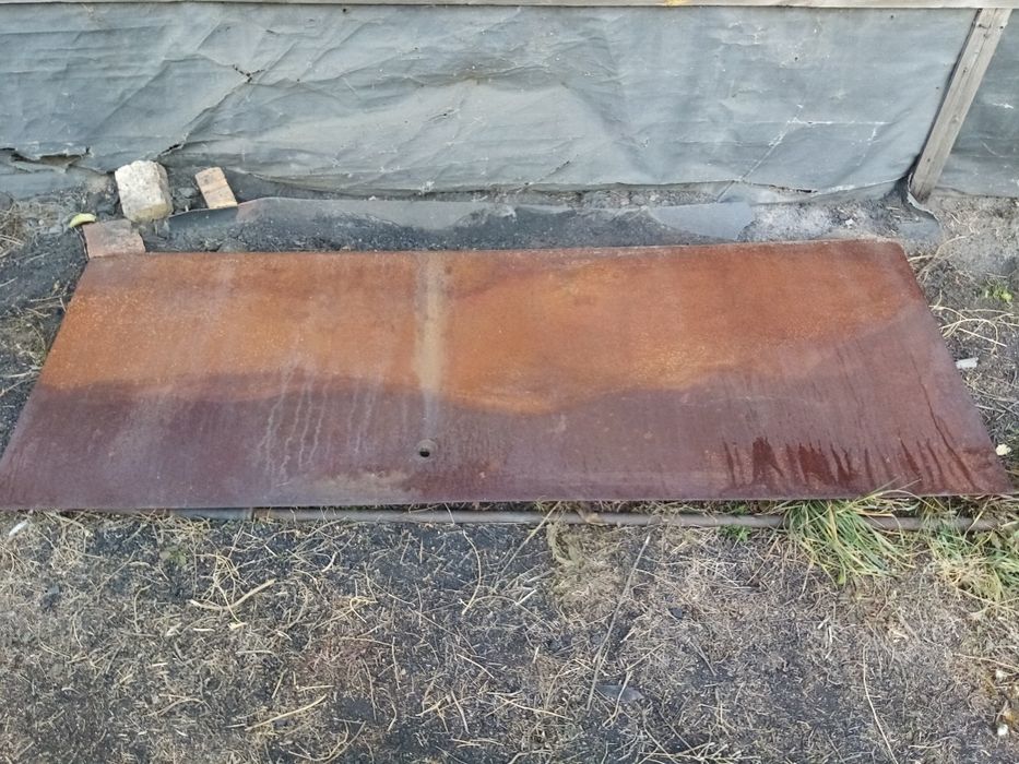 Дверь железная самодельная