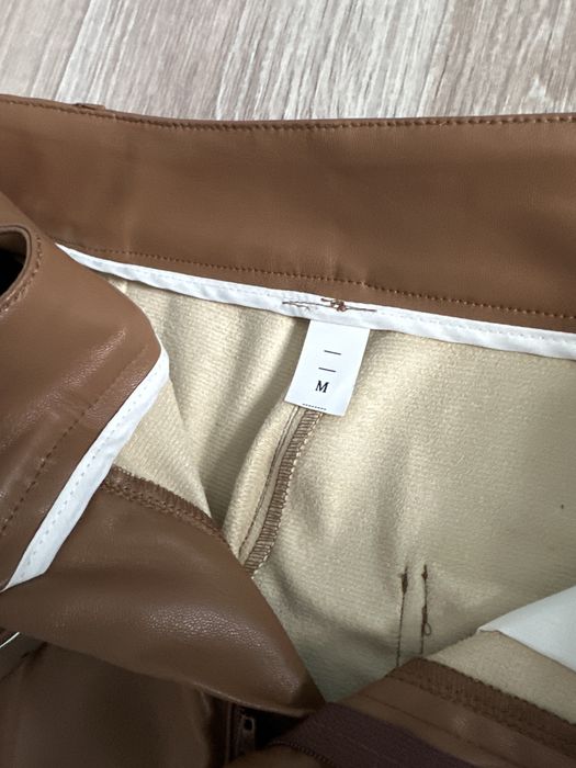 Продам кожаные брюки размер М 42-44