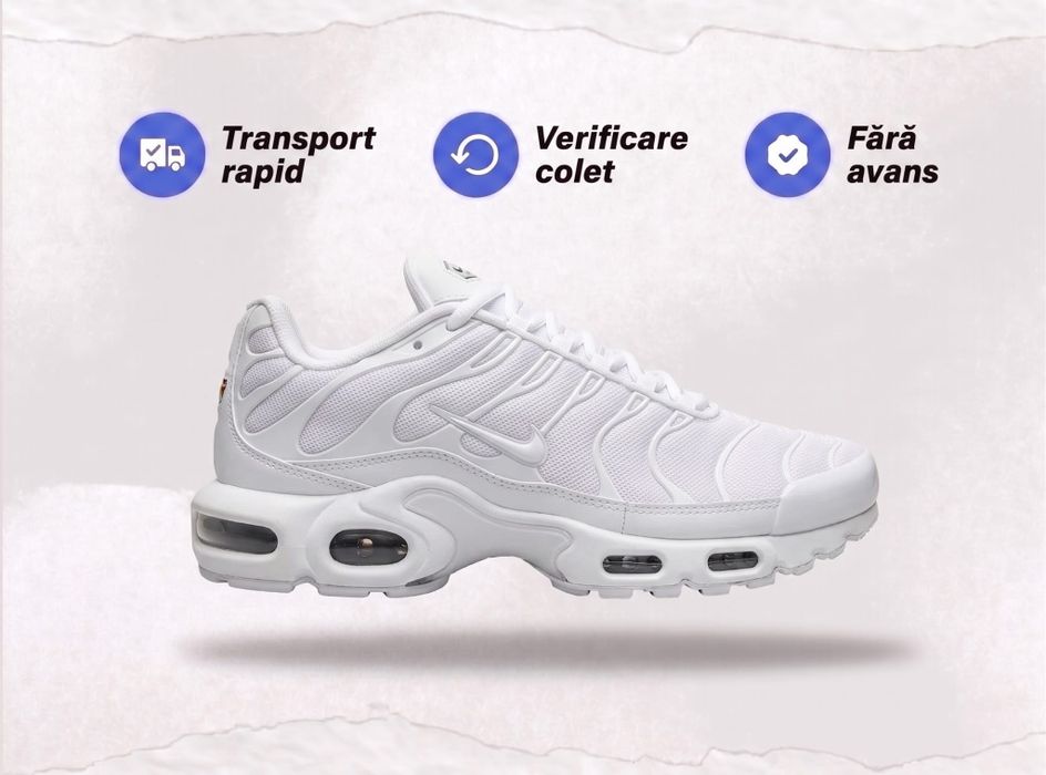 Adidasi Nike TN Max Alb - Unisex