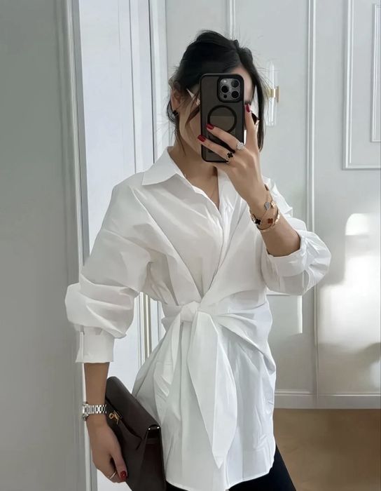 Рубашка на завязках