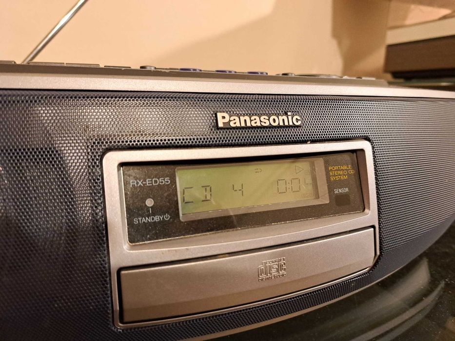Radio casetofon cu cd, boombox Panasonic RX-ED55