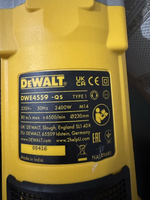 болгарка DeWalt 230