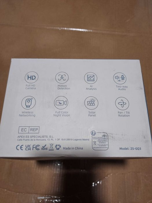 Camera supraveghere exterior Mezon 2K 3mp Solar Panel Noua
