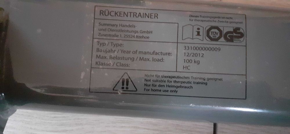 Antrenor de spate CRANE