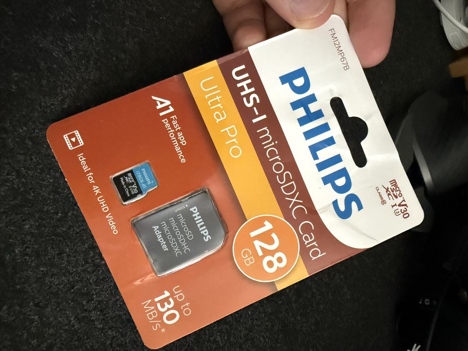 Philips UHS-I microSDXC Card 128Gb Ultra Pro 130mb/s.