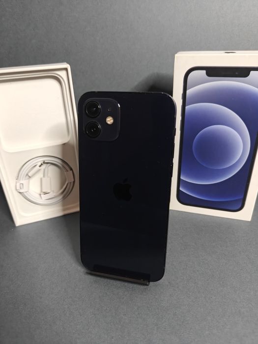iPhone 12, 64GB Black • Perfect Funcțional! • Condiție Bună.