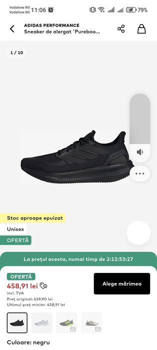 Vand Adidas Performance 5 Pureboost