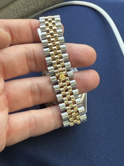 Rolex Datejust 36mm 18k Aur Galben Otel Card An 20108 Jubilee Dial Negru