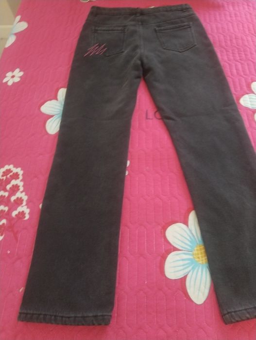 Джинсы с начёсом