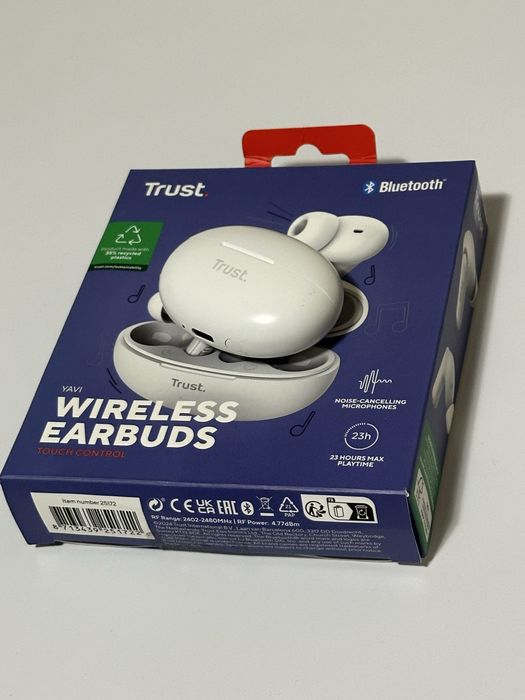 Безжични слушалки Trust Yavi Bluetooth ENC Earbuds