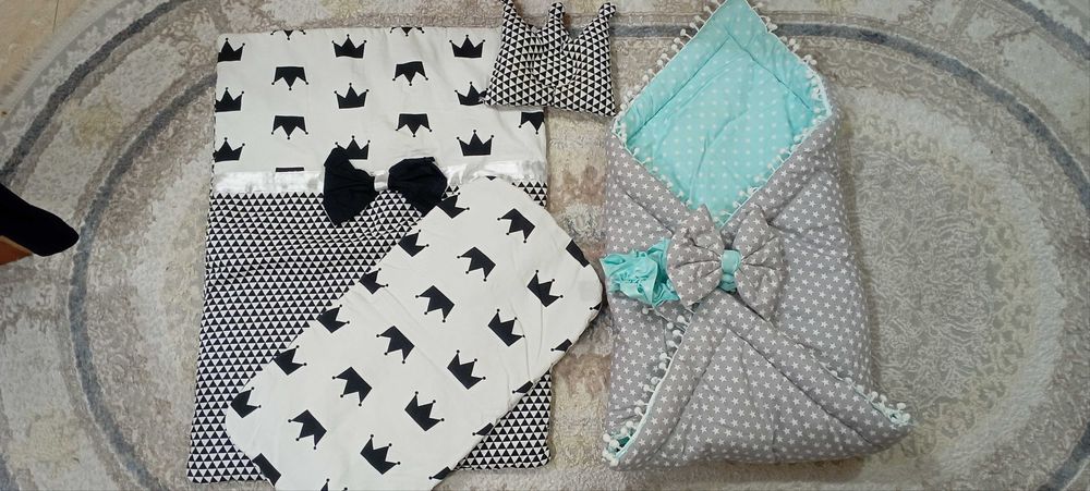 Комплект конверт и одеяло с матрасчиком