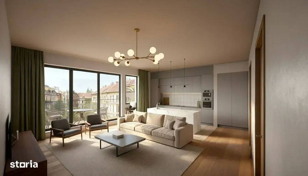 3 camere | Ștefan cel Mare | Bloc boutique premium | Boxă inclusă