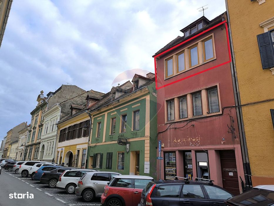 Apartament 2 camere – Centrul Istoric, str.Tribunei – Etaj 2 – 62.8 mp