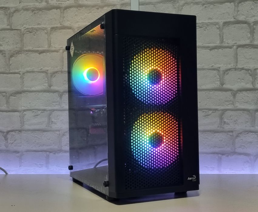 Unitate PC Gaming: Ryzen 5 5500/16GB/RX 580 8GB/250SSD/1TB/WIFI/FRGB