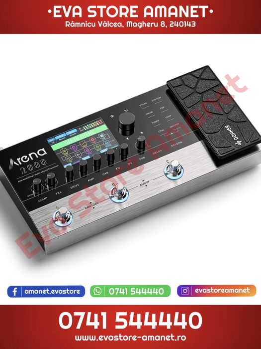 Pedala Chitara AMP Multi-Efect DONNER ARENA 2000 Modelling Processor