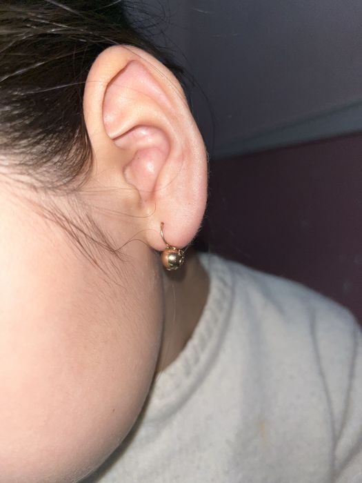 Сырга алтын детская