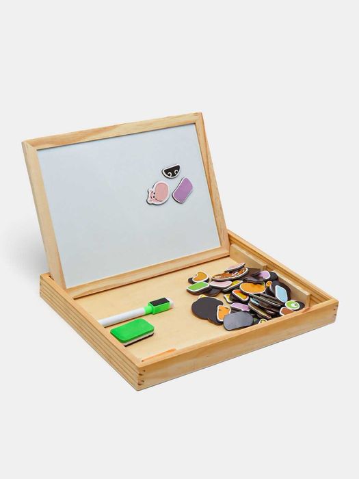 Двусторонний развитие знаний магнитная доска цветные мелки в комплекте