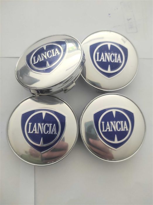 Капачки за Джанти за ЛАНЧИЯ/LANCIA 60 мм.Цвят:Сребристи и черни.НОВИ!