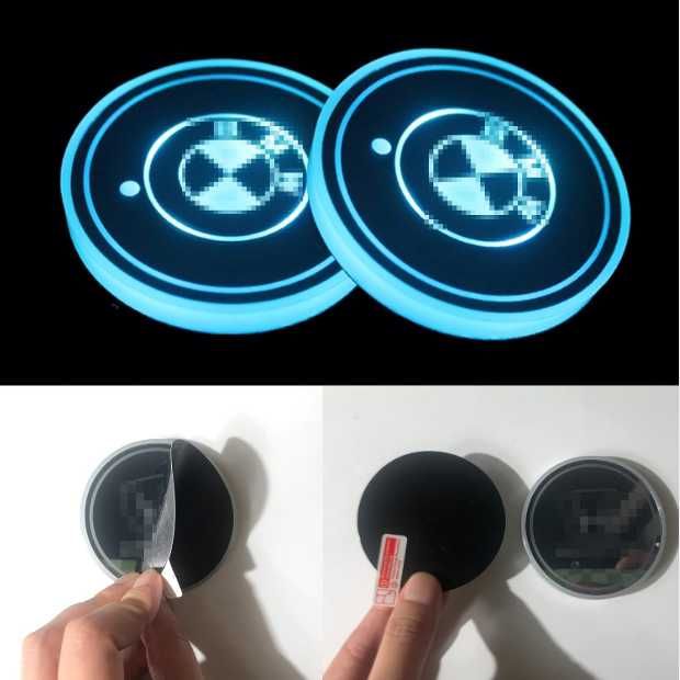 2бр. LED Анти-слип подложки BMW E46 E90 E60 F30 E39 F10 F20 E87 E36 X1