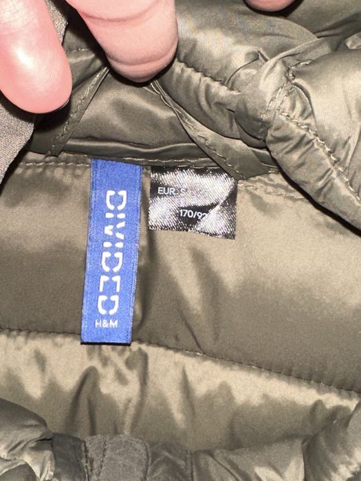 Мъжко тъмнозелено яке/ Ватирано яке цвят “каки”