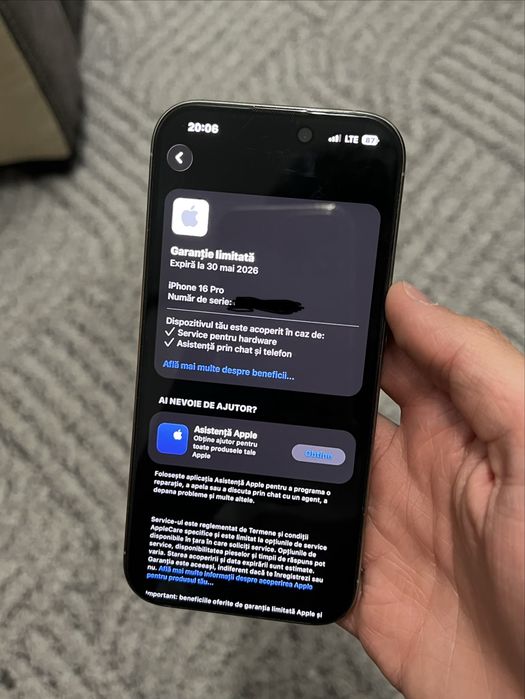 Iphone 16 Pro - Titanium Grey - 128gb - 94% Sanatate