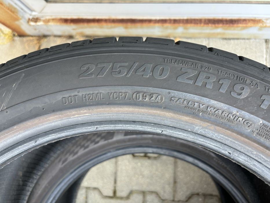 2 бр нови Летни гуми KUMHO 275/40/19 DOT2024г
