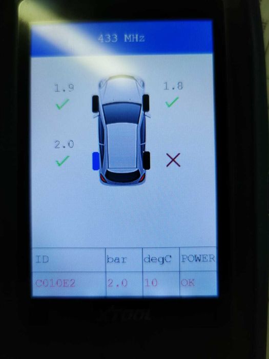 XTOOL TP150 Sistem de monitorizare a presiunii în pneuri OBD2 TPMS