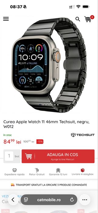 Curele si husa Applewatch 10/11 46mm