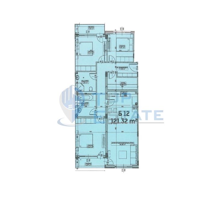 Продава се Четиристаен апартамент в Велико Търново, Бузлуджа - 135 кв.м за 1002 €/кв.м - Снимка #4